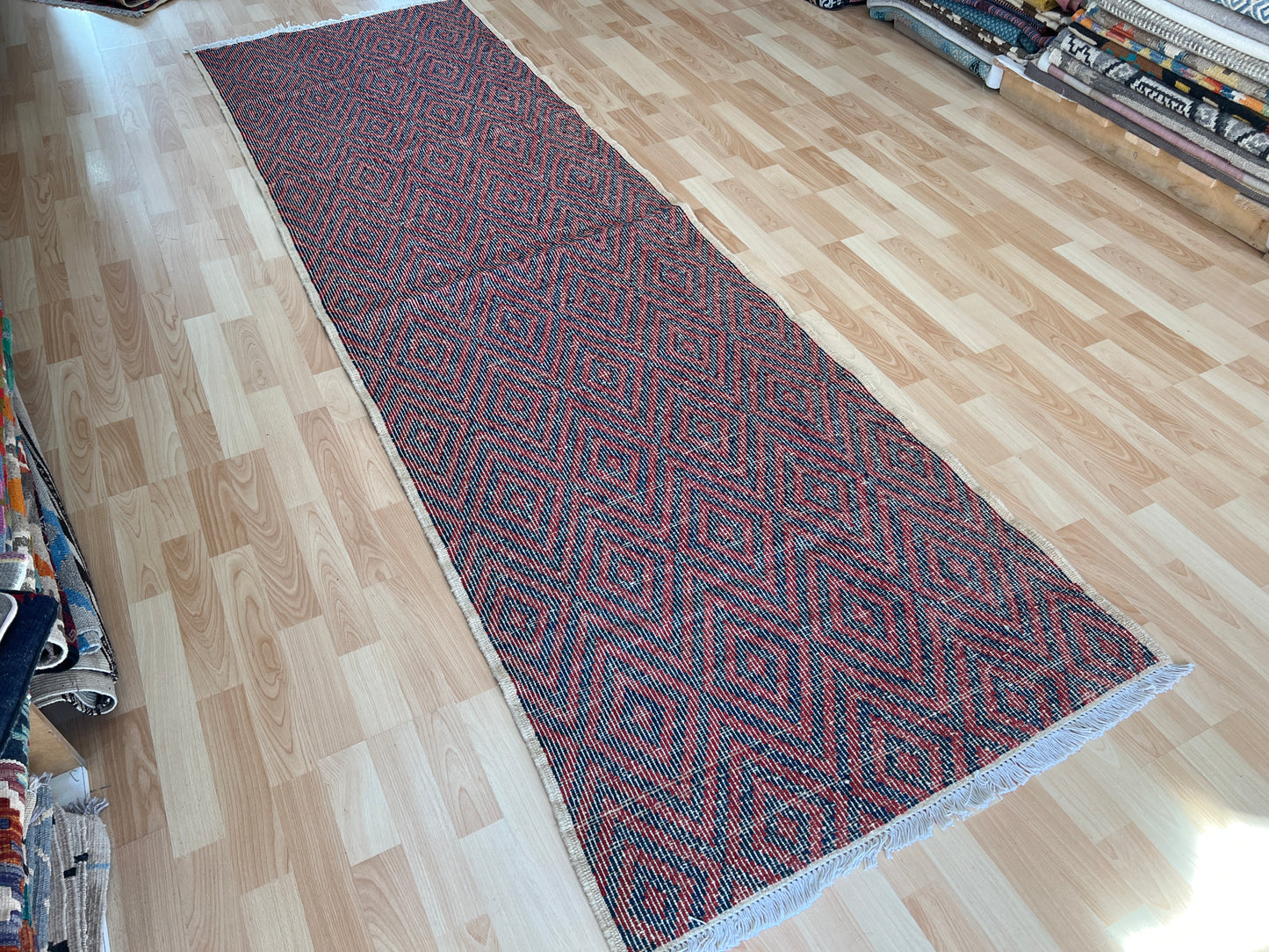 Contemporary design Kilim Runner.