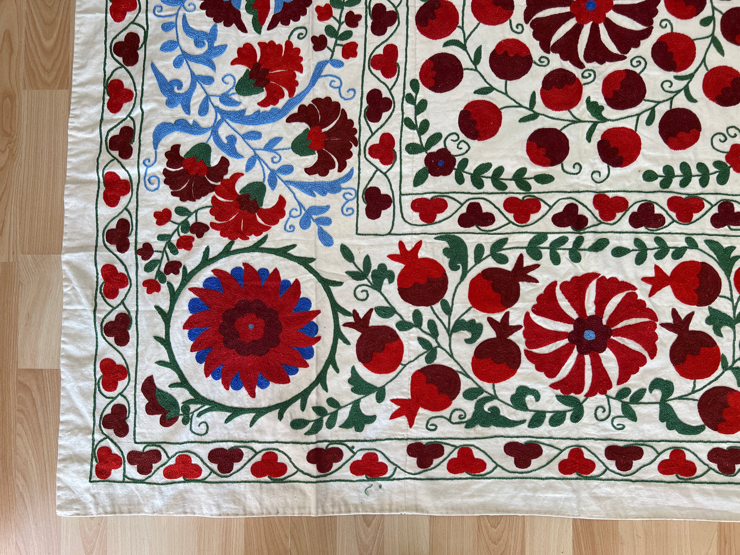 Suzani Hand Embroidered Silk