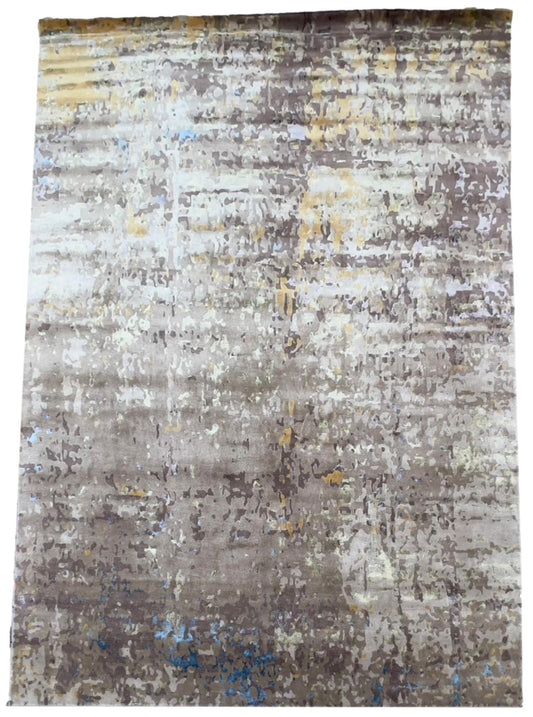 Pure Silk Contemporary Rug.