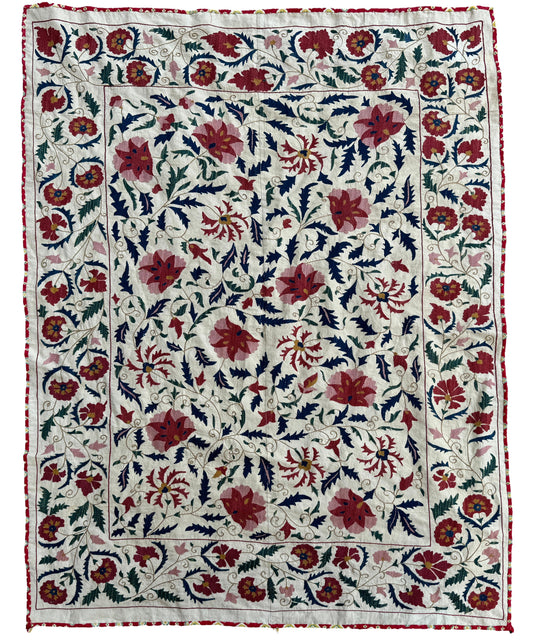 Suzani Hand Embroidered Silk