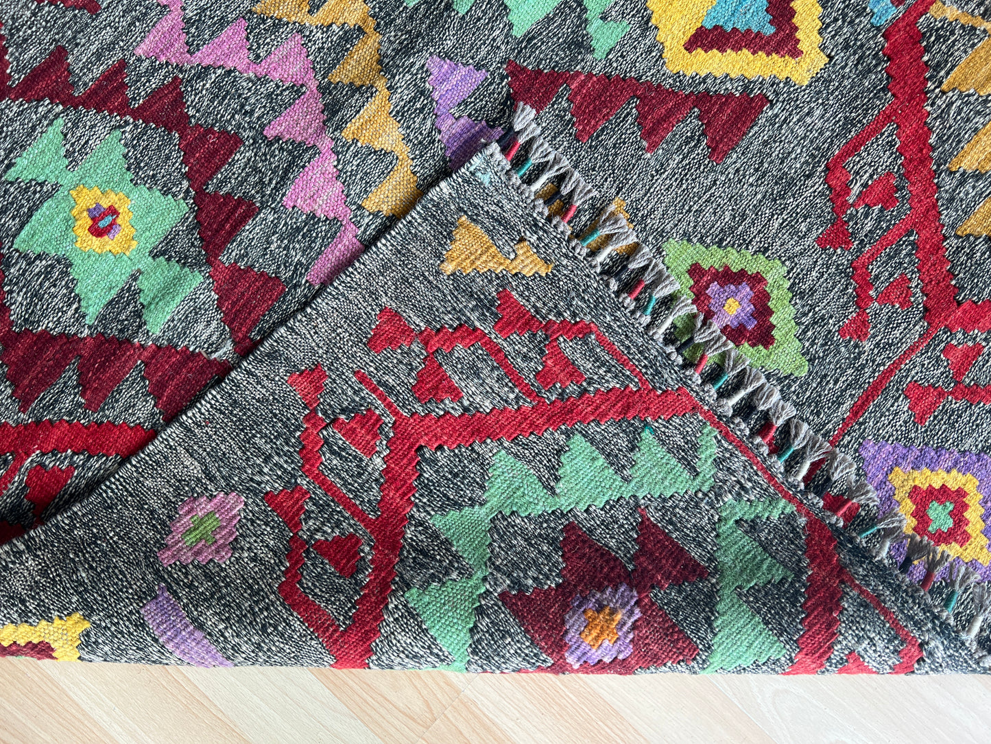 Classic Afghan Maimana Kilim