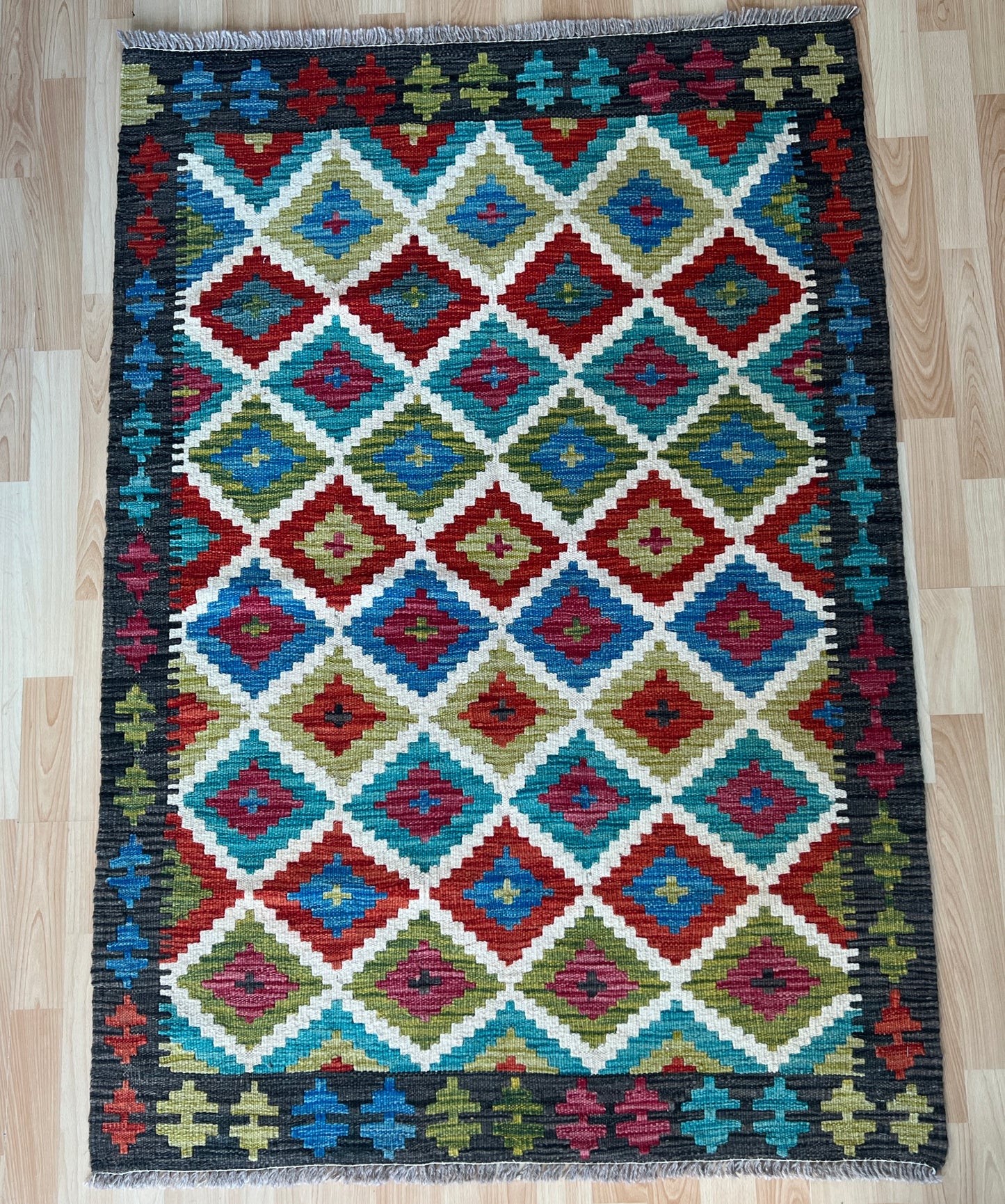 Classic Afghan Maimana Kilim