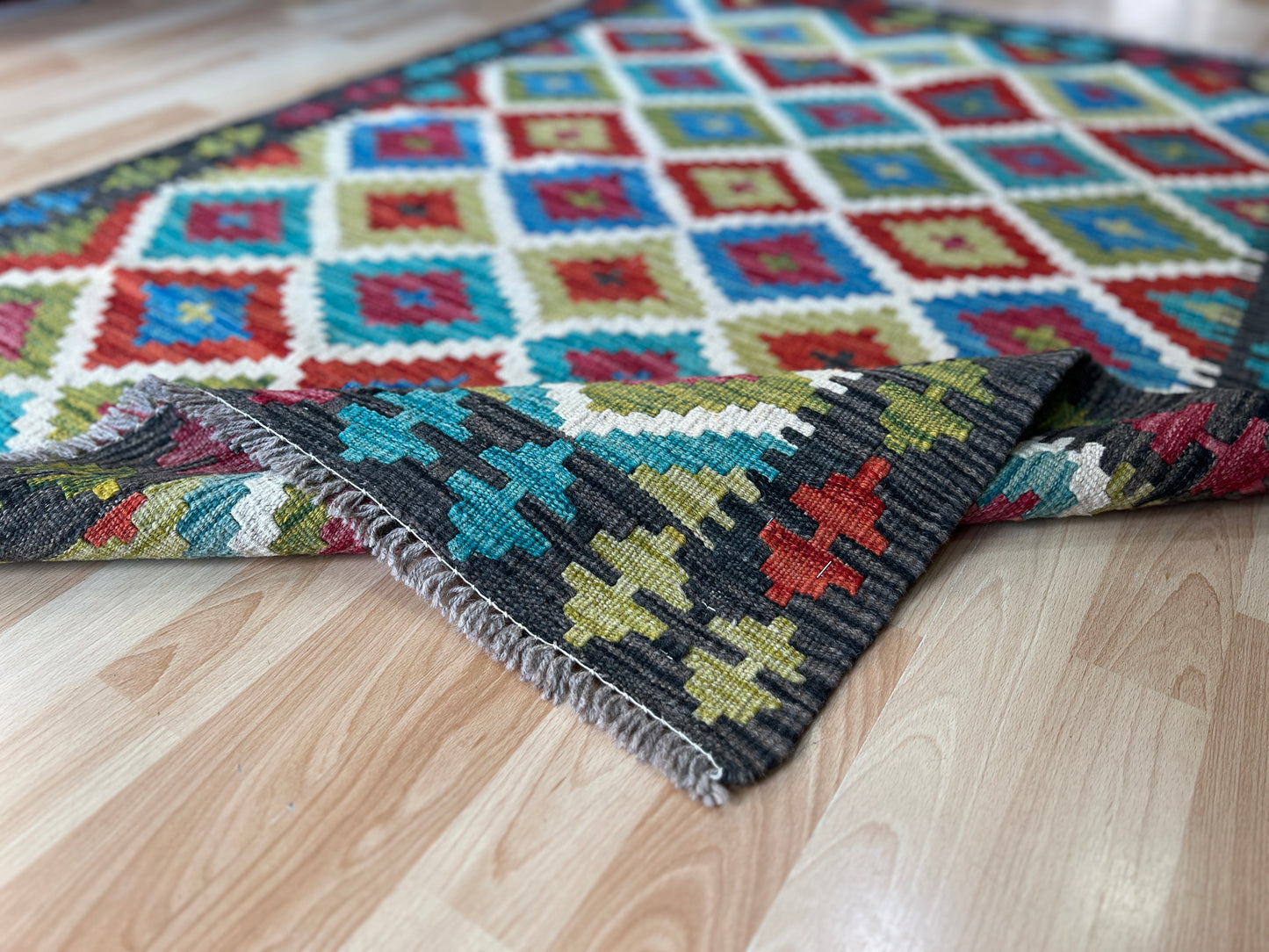 Classic Afghan Maimana Kilim