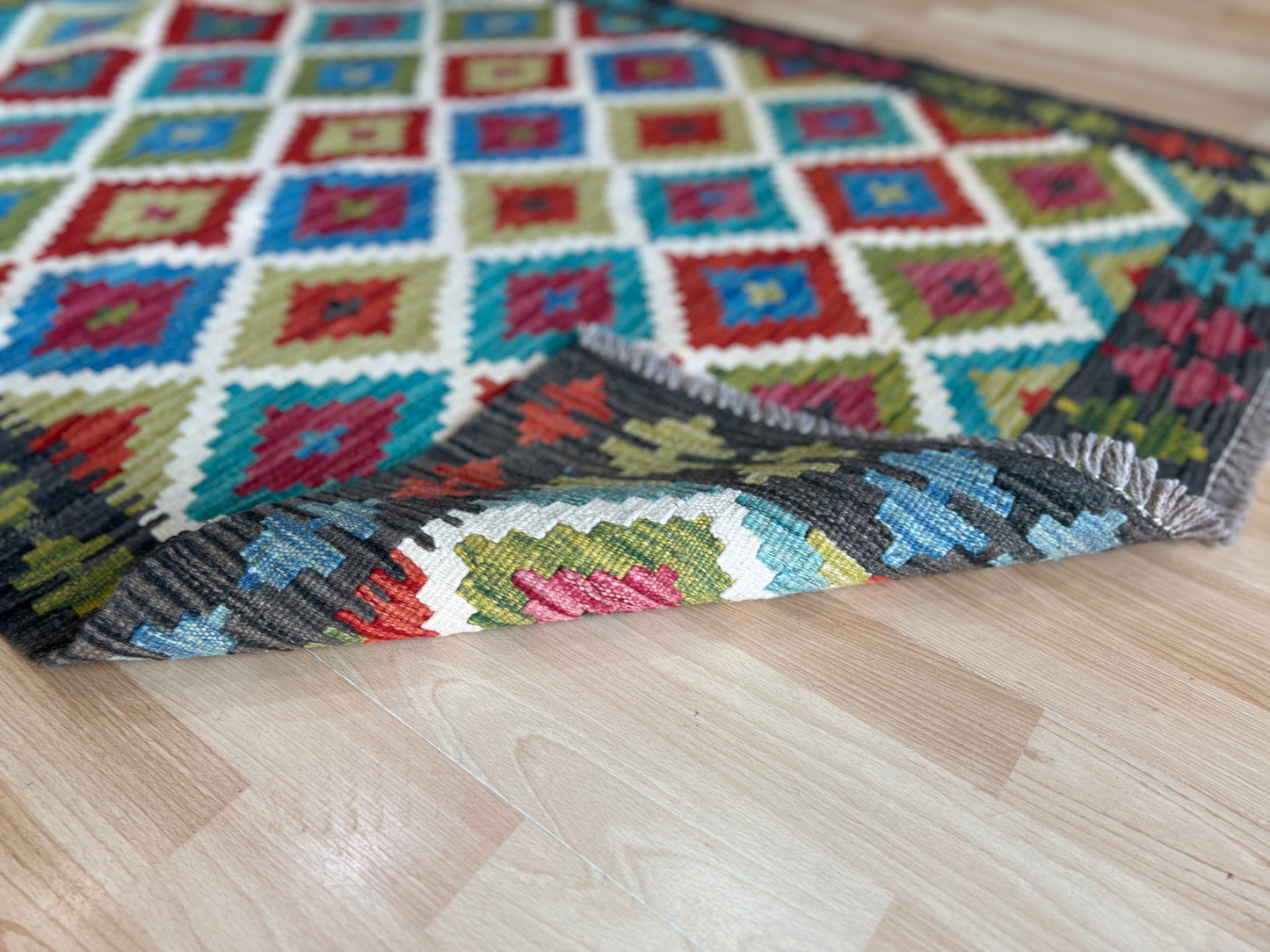 Classic Afghan Maimana Kilim