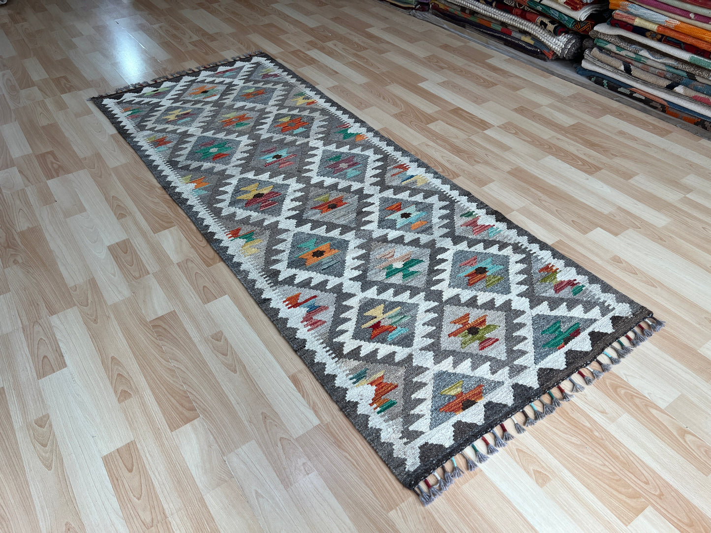 Classic Afghan Maimana Kilim