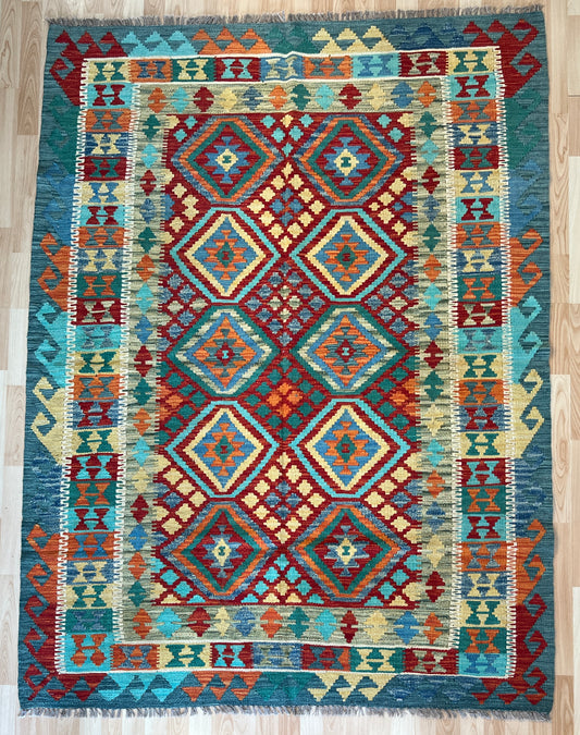 Classic Afghan Maimana Kilim