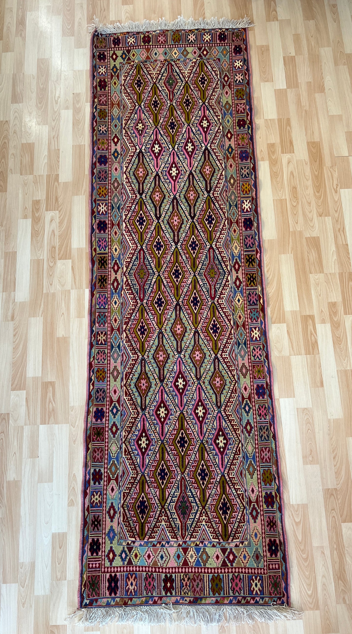 Afghan Tribal Mushwani flat woven kilim