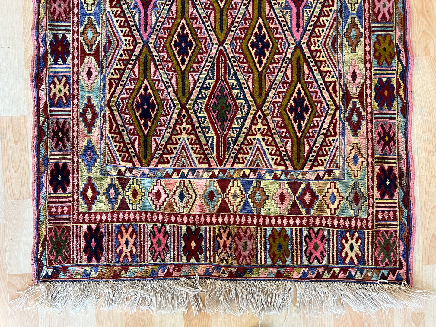 Afghan Tribal Mushwani flat woven kilim