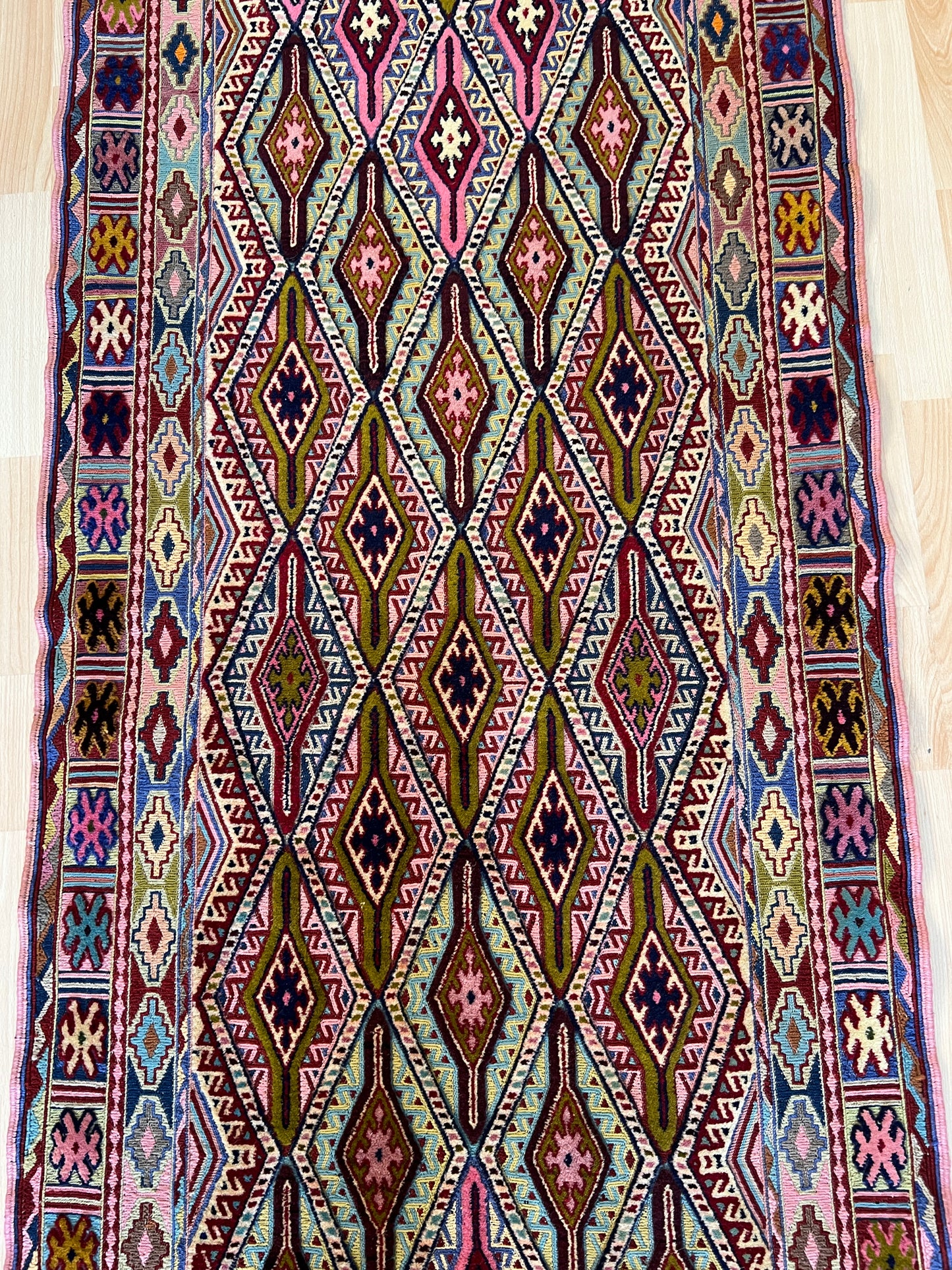 Afghan Tribal Mushwani flat woven kilim