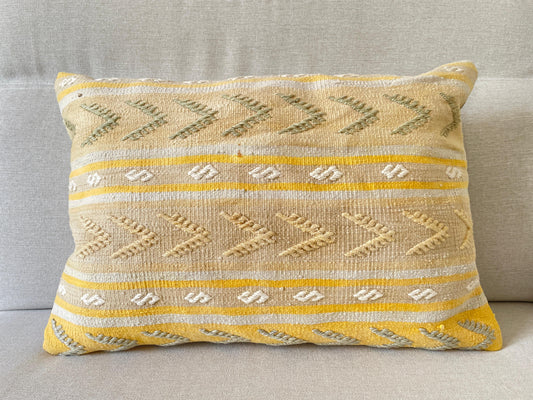 Hemp Hand woven Kilim cushion cover (60x40cm)