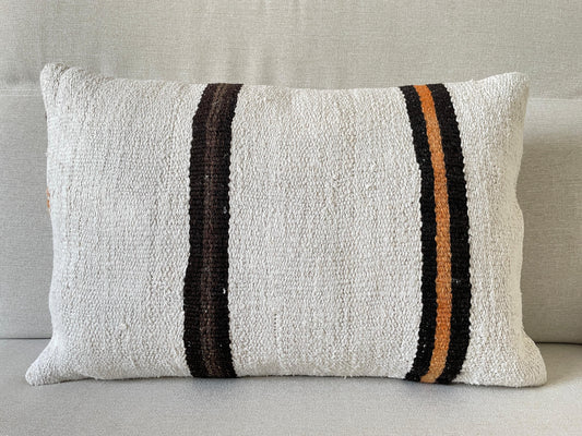 Hemp Hand woven Kilim cushion cover (60x40cm)