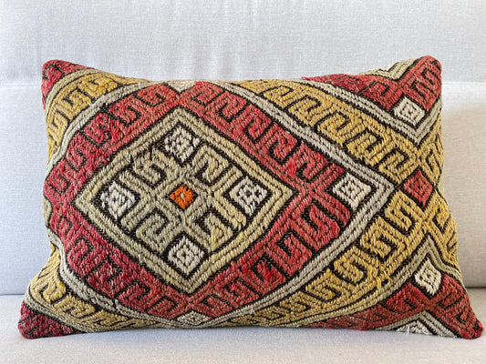 Hand woven Kilim cushion cover (60x40cm)