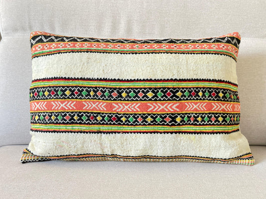 Hand woven Kilim cushion cover (60x40cm)