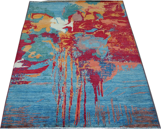 Galaxy Design Art Rug.