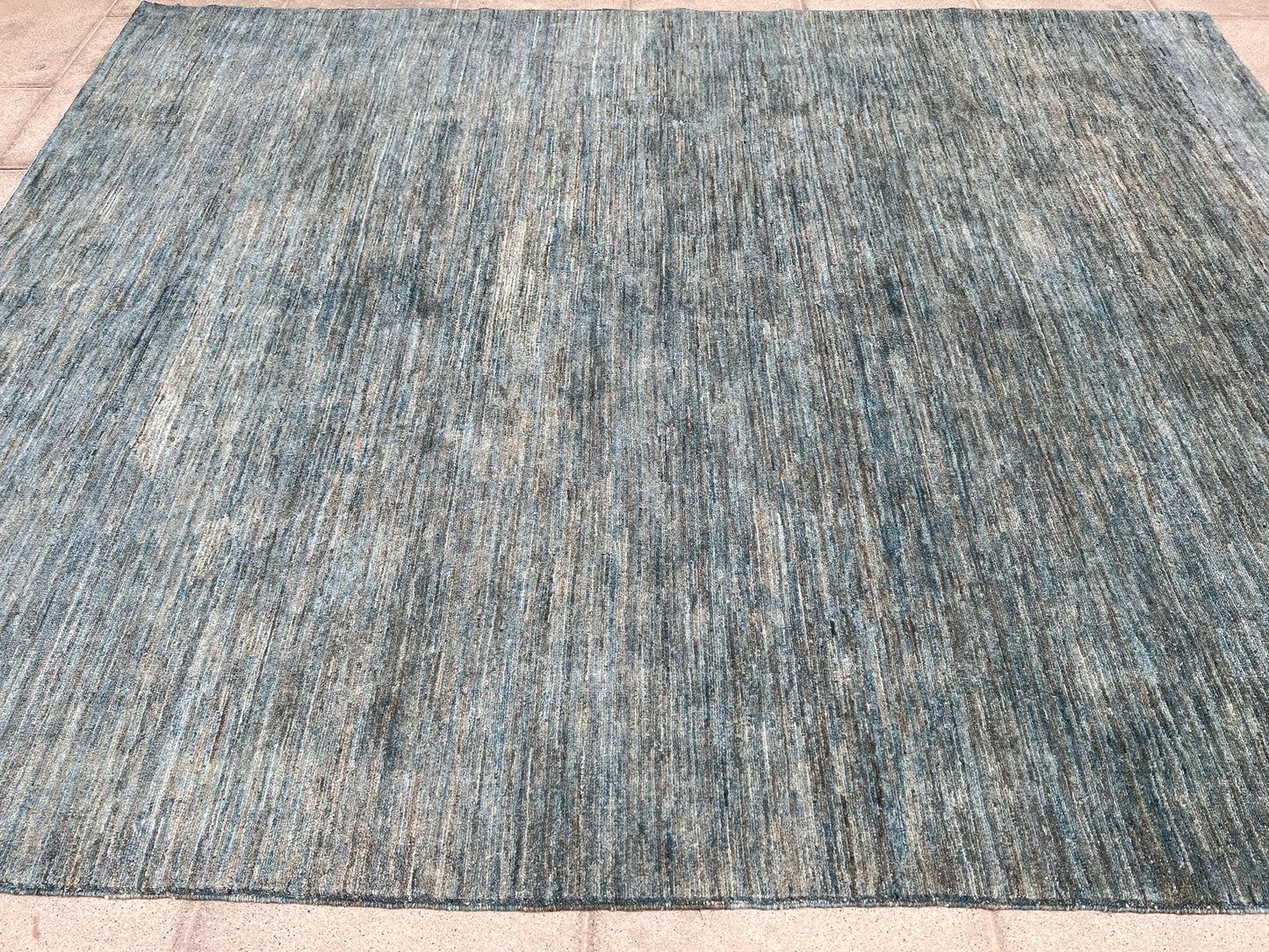 Plain Organic dyed wool rug