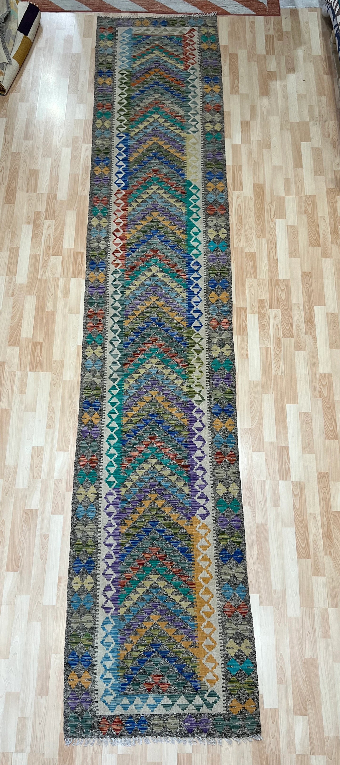 Afghan Kilim Runner.