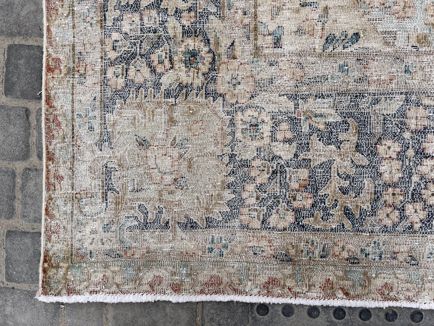 Vintage Over Dyed Rug.