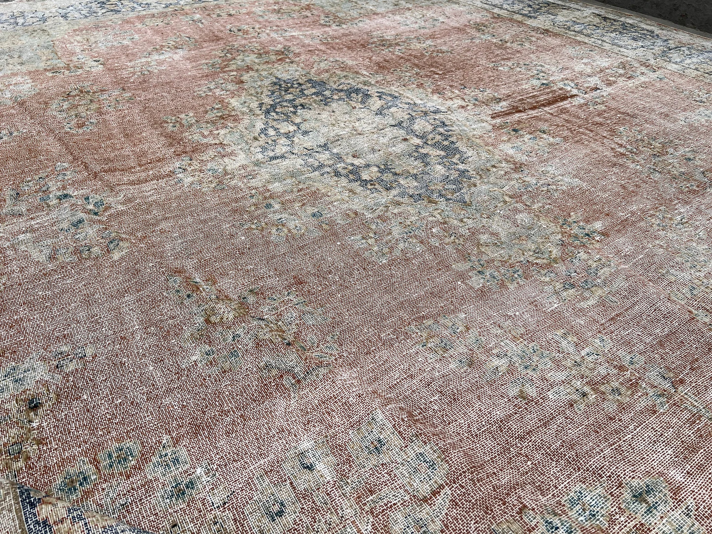 Vintage Over Dyed Rug.