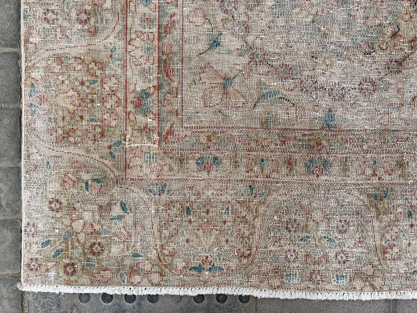 Vintage Over Dyed Rug.