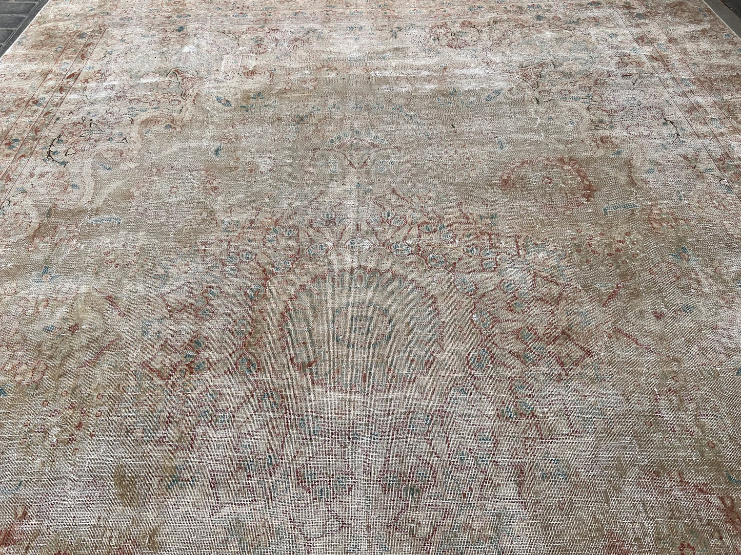 Vintage Over Dyed Rug.